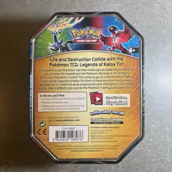 Pokemon TCG 2014 Yveltal Xerneas EX Tin Legends of Kalos With Promo No Packs - Image 2