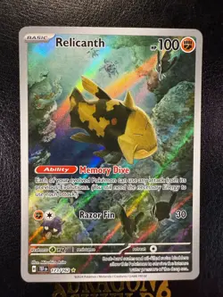 Relicanth 173/162 Temporal Forces Holo Illustration Rare IR Pokemon TCG - Image 1