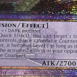 Yu Gi Oh Quarter Century Secret Rare PREDAPLANT DRAGOSTAPELIA RA01-EN027 TCG NM - Image 4