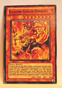 Cataclysmic Scorching Sunburner Yu-Gi-Oh! Movie Exclusive Pack Unli SAST-EN028 - Image 1
