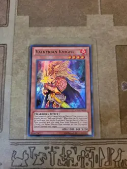 YUGIOH VALKYRIAN KNIGHT CBLZ-EN039 SUPER UNLIMITED ED NM - Image 1