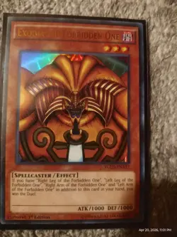 Exodia the Forbidden One LOB-124 The Legend of Blue Eyes White Dragon Unlimited - Image 1