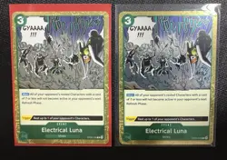 Bandai One Piece Electrical Luna OP08-036 Event Minks Lot of 2 - Image 1