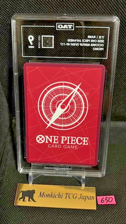 TAG MINT 9 Nami P-117 Promo Pirates Party One Piece Card Game 2025 Japanese - Image 2