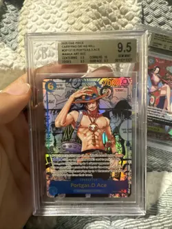 2025 One Piece Carrying on His Will OP13119 Portgas D. Ace Manga BGS 9.5 GEM - Image 1
