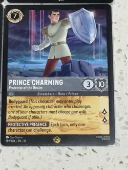 Disney Lorcana Prince Charming Protector x4 189/204 Whispers in Well Non-Foil - Image 4