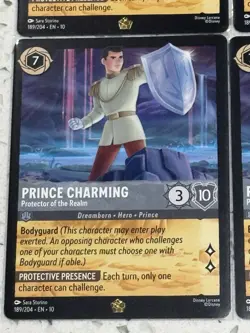 Disney Lorcana Prince Charming Protector x4 189/204 Whispers in Well Non-Foil - Image 5