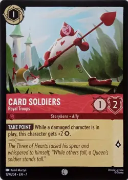 129/204 CARD SOLDIERS ROYAL TROOPS EN7 COMMON DISNEY LORCANA CARD - Image 1