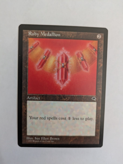 Ruby Medallion Tempest MTG NM Free shipping with tracking - Image 1
