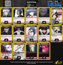 UNION ARENA Tokyo Ghoul ENGLISH Yellow Sasaki Deck 46 Cards - See desc - Image 2