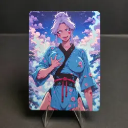 Retro Waifus, Custom Sexy Anime Waifu Trading Card - Image 1