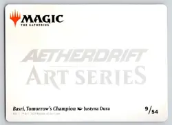 Basri, Tomorrow's Champion Art Card S Art Series: Aetherdrift 9 NM DFT MTG Magic - Image 2
