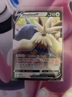 Pokemon TCG Stoutland v Crown Zenith Holo Ultra Rare Card 116/159 Mint Condition - Image 1