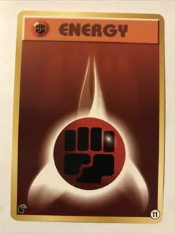 Pokemon Card Fighting Energy 11 Chikorita Half Deck Neo Intro Pack NM - Image 1