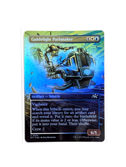 Guidelight Pathmaker U 0324 Borderless FOIL MTG Aetherdrift DFT EN NM/M - Image 1