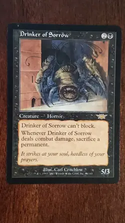 Drinker of Sorrow Legions EX/LP 66/145 MTG Magic the Gathering Creature Rare - Image 5