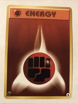 Pokemon Card Fighting Energy 6 Chikorita Half Deck Neo Intro Pack NM - Image 1