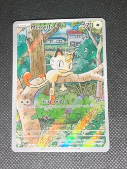 Meowth 106/094 - Phantasmal Flames Pokemon Card - NM - Image 1