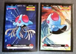 TENTACRUEL X TENTACOOL EVOLUTION LOT - POKEMON KANTO CREALASER RARE TCG CARDS - Image 1