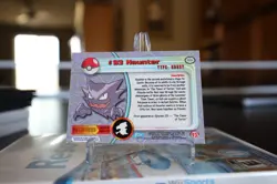 Topps Pokemon Card Haunter #93 Rainbow Holo Blue Label First Print - Image 2