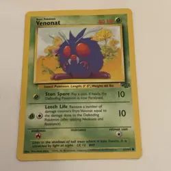 Venonat - 63/64 - Common - Jungle Set - Pokemon Card - Image 2
