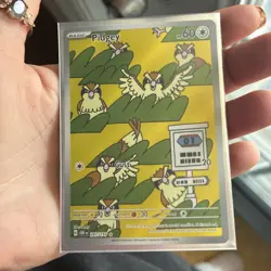 Pidgey 207/197 Illustration Rare Obsidian Flames Pokemon Card NM Full Art 🐦🔥 - Image 2