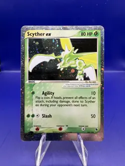 Scyther Ex 102/109 Holo Ultra Rare Ruby & Sapphire Pokemon TCG Card Vintage - Image 1