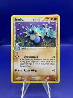 Seadra Reverse Holo Stamped 2006 Pokemon EX Dragon Frontiers 22/101 TCG Card - Image 1