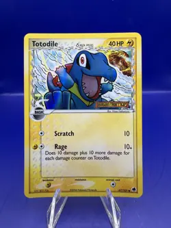 Totodile 67/101 Reverse Holo Stamped Dragon Frontiers Pokemon TCG Card - Image 1