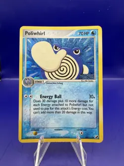 Poliwhirl 68/115 EX Unseen Forces 2005 Reverse Holo Stamped Pokemon TCG Card - Image 1