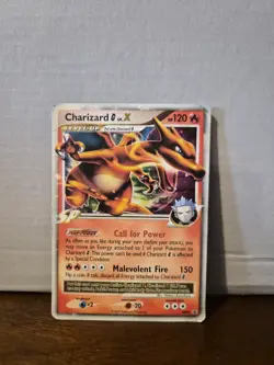 Pokemon Charizard G Lv.X Promo Holo Level Up Dragon 120 HP DP45 Card English - Image 1