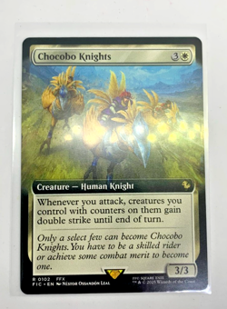 MTG Chocobo Knights #0102 Rare Extended Borderless English Magic - Image 1