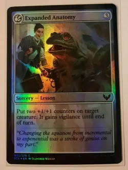 EXPANDED ANATOMY Magic the Gathering Strixhaven: School of Mages MTG FOIL - Image 1