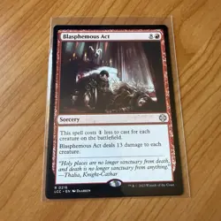 Blasphemous Act - N/M - The Lost Caverns of Ixalan Magic The Gathering MTG - Image 1