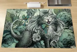 Magic the Gathering Arahbo, Roar of the World MTG Playmat TCG CCG Card Game Mat - Image 1