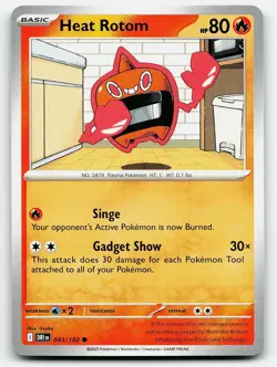POKEMON HEAT ROTOM 043/182 DESTINED RIVALS NM - Image 2