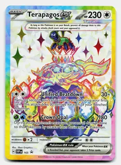 TERAPAGOS EX SCARLET & VIOLET PROMO 165 NM PROMO POKEMON - Image 2