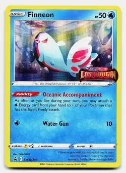 FINNEON (PRERELEASE) SWORD & SHIELD PROMO SWSH240 NM PROMO POKEMON - Image 2