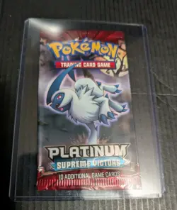 Pokemon Platinum Supreme Victors EMPTY PACK Art- Absol - In Toploader - Image 1
