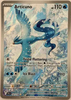 Pokemon Articuno 161/159 Journey Together Full Art Illustration Rare Holo NM - Image 1