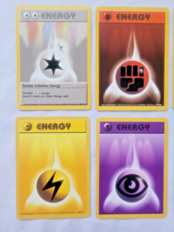 Vintage 1999 Pokemon Base Set 7 Lot Every Energy (Including Colorless!) #96-#102 - Image 2
