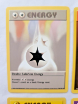 Vintage 1999 Pokemon Base Set 7 Lot Every Energy (Including Colorless!) #96-#102 - Image 4