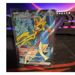Pokemon Hop's Zacian EX Ultra Rare Full Art Holo Sv09 176/159 EN - Image 1