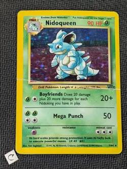 Nidoqueen 7/64 - Jungle Unlimited Holo Rare Pokemon TCG DMG - Image 1