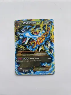 Mega Charizard EX 108/106 Secret Rare Pokemon Card Flashfire Holo LP - Image 1