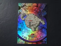 1999 Topps Pokemon Rainbow Foil #75 Graveler Holo Blue Logo 1st Edition - Image 1