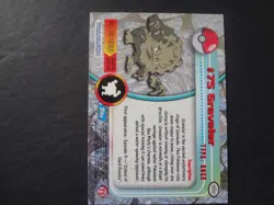 1999 Topps Pokemon Rainbow Foil #75 Graveler Holo Blue Logo 1st Edition - Image 2