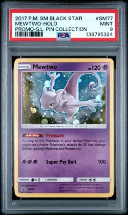 Mewtwo - Pokemon SM Promos #SM77 PSA 9.0 - Image 1