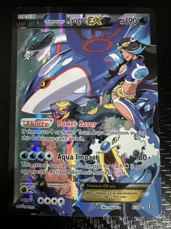 Pokemon Holofoil - Team Aqua's Kyogre EX - 6/34 / MP / English - Image 1