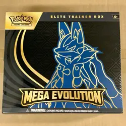 Pokemon TCG Mega Evolution Elite Trainer Box ETB Mega Lucario Factory Sealed New - Image 1